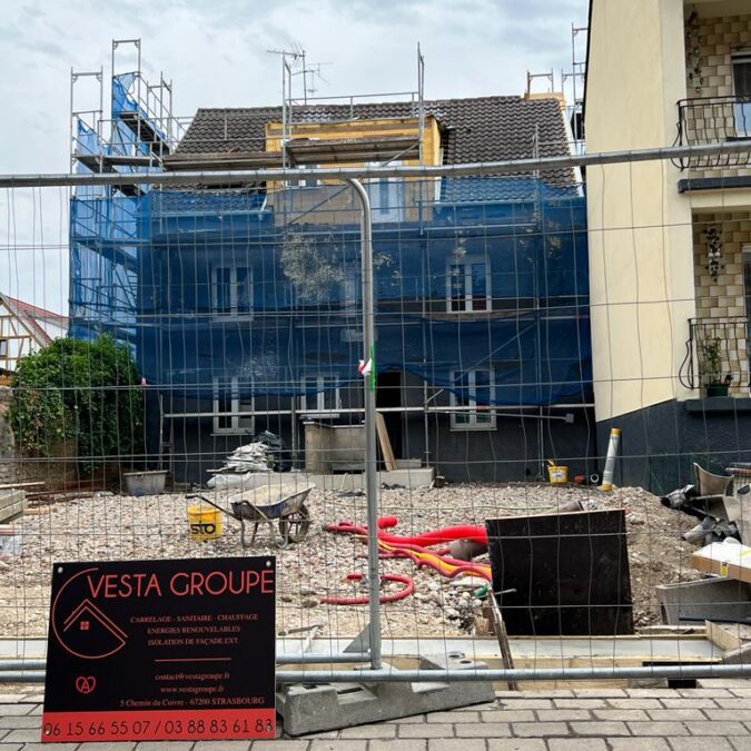 Isolation / Ravalement de fa&ccedil;ade Bischwiller 3